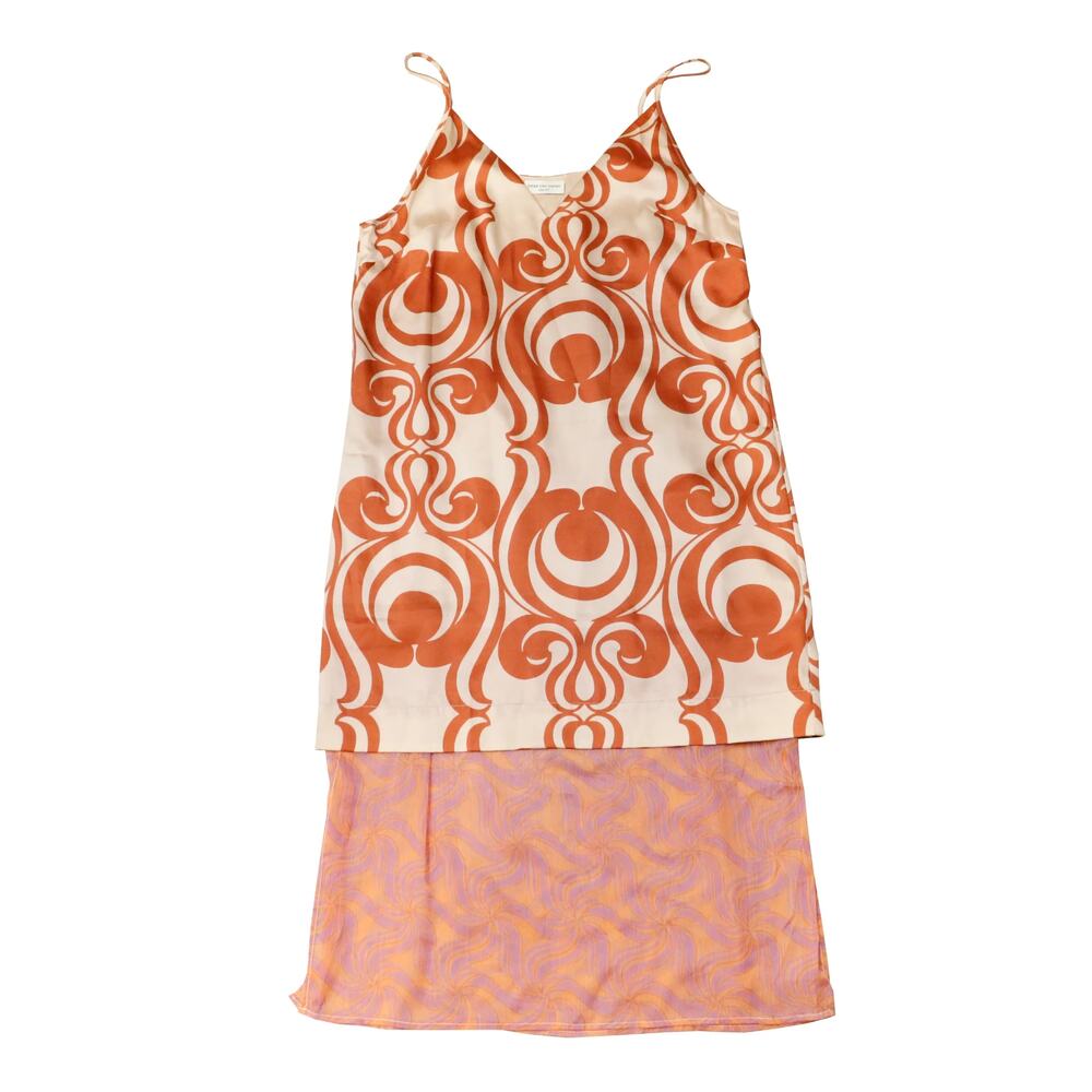 Vintage Dries Van Noten Orange Dress Size 36